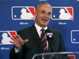 Negotiators for baseball players and owners, including Commissioner Rob Manfred, reached an agreement on a collective bargaining agreement to replace the five-year contract that expired Thursday.