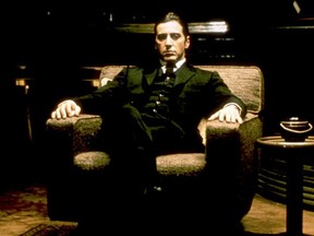 Al Pacino in The Godfather II. The actor was in each of the three instalments.