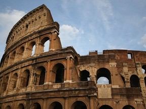A partial view of the Colosseum in Rome, in a file photo from March 23, 2013. The ancient arena has been shaken by earthquakes several times over the centuries.