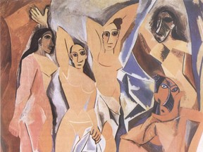 Picasso's Les Demoiselles d'Avignon.