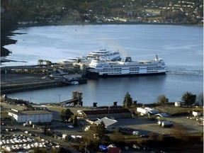 File photo of ferries at Nanaimo's Departure Bay.