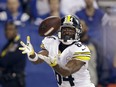 Antonio Brown caught three touchdown passes from Ben Roethlisberger to lead the Pittsburgh Steelers to a 28-7 win over the Indianapolis Colts Thursday night.