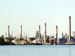 Smokestacks in Sarnia's Chemical Valley