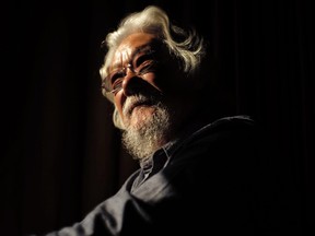 Scientist, environmentalist and broadcaster David Suzuki is pictured in a Toronto hotel room, on Monday November 11 , 2016