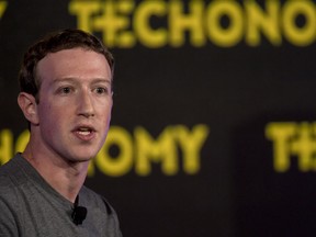 Mark Zuckerberg, chief executive officer and founder of Facebook Inc., speaks during a session at the Techonomy 2016 conference in Half Moon Bay, California