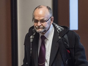 Toronto pastor Brent Hawkes before his trial in Kentville, N.S. on Monday, November 14, 2016