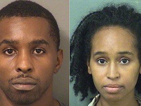 These two parents were arrested after they were found living with their five children in a Toyota in a Wal-Mart parking lot in Florida.