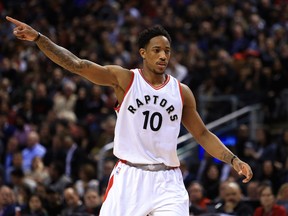 DeMar DeRozan has suffered through a lot of those downs, and like the Raptors Wednesday night, refused to let the obstacles keep him down.