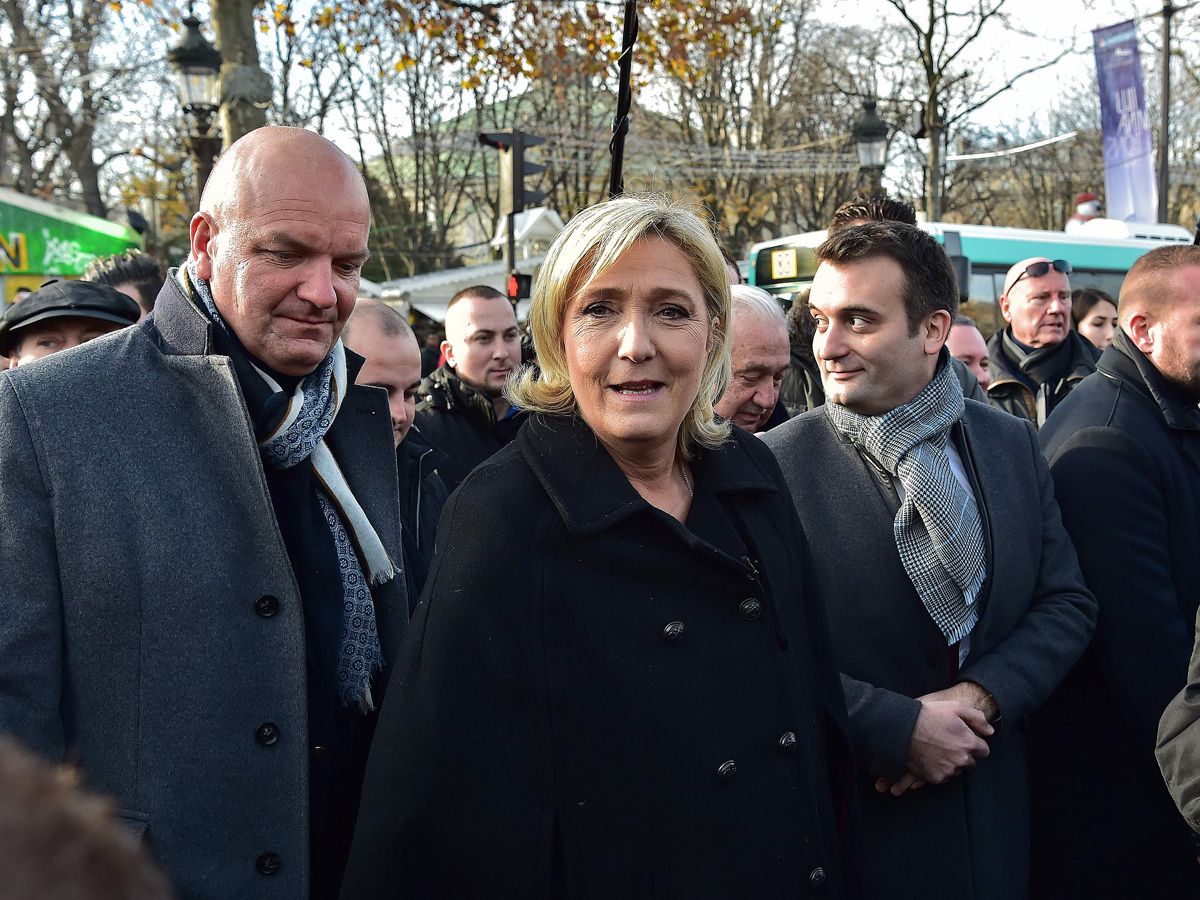 French far-right leader Marine Le Pen calls for an end to free