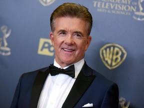 Alan Thicke backstage at the Daytime Emmy Awards in April 2015.