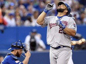Kendrys Morales, who had 30 homers and 93 RBIs in 2016 for the Kansas City Royals, inked a $33-million, three-year contract with the Blue Jays in November.