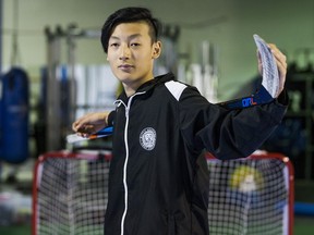 Noah Li, who is five years younger than Song, is from Beijing but he didn’t get his start playing in a mall or on a speed skating rink. He played hockey from Day 1 on an actual hockey rink and was coached by Canadians living abroad.