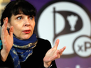 Birgitta Jonsdottir of Iceland's Pirate Party in October 2016.