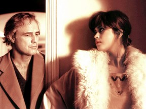 Brando and Schneider in Last Tango in Paris.