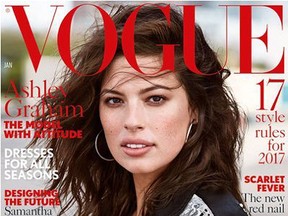 The January British Vogue cover girl is body activist and model Ashley Graham