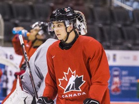 Canada captain Dylan Strome teased a big surprise for Canada fans when they play Russia on Monday.