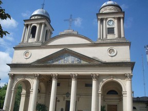 The church in Buenos Aires where Marcelo Fabián Pecollo was beaten to death.