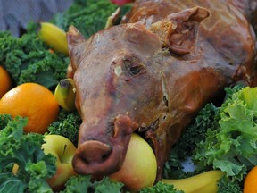 Western University campus police came to the decision that the pig's head was just a prank.