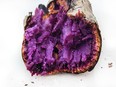 A roasted purple yam, a.k.a. ube, is pictured. Whole Foods predicts that purple foods will be hot in 2017.