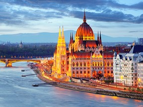 Brilliantly-lit Budapest enchants river cruisers, who can watch the city slip into the horizon from a roof top deck.