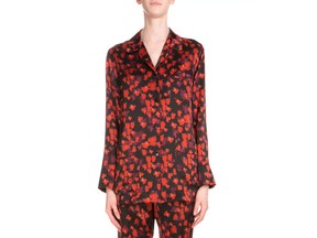 Givenchy's Button-Front Floral-Print Pyjama Top. US$760.50.