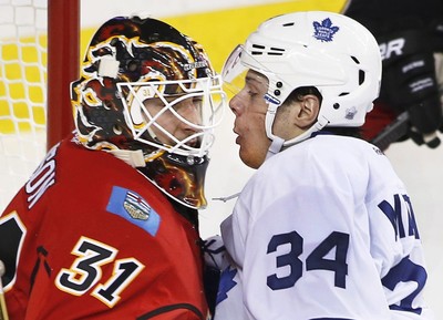 How backup goalie Chad Johnson came to lead Flames