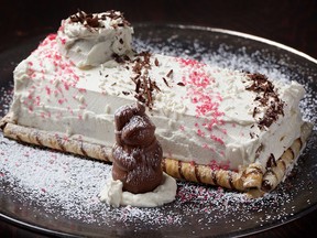 Dorie Greenspan's Ginger and Jam Buche de Noel.