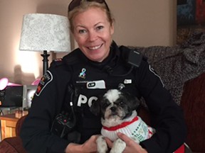 Const. Beth Richardson, the Durham Regional Police officer facing a disciplinary hearing for taking an apparently distressed kitten out of the home of an alleged crystal meth user.