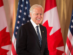 U.S. Vice-President Joe Biden at a state dinner on Thursday, Dec. 8, 2016 in Ottawa.