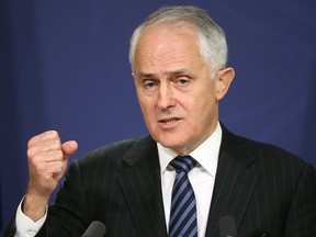 Australia's Prime Minister Malcolm Turnbull on Aug. 10, 2016. Turnbull is calling for a two-stage voting process, with a plebiscite to determine the election model before a referendum on whether or not Australia should become a republic.