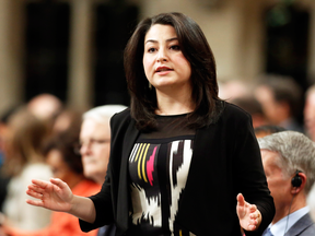 Democratic Institutions Minister Maryam Monsef