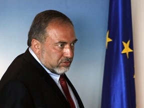 A file photo of Defence Minister Avigdor Lieberman