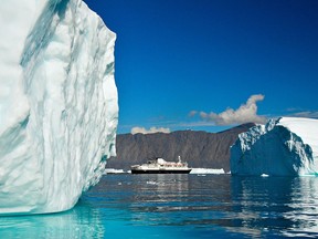 The Ocean Endeavor is a 1B ice class expedition vessel that holds a maximum of 198 passengers and 20 zodiacs. It isn't luxurious, but it is comfortable.