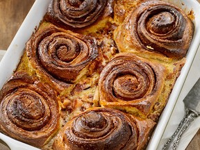 Our overnight cinnamon bun french toast makes a decadent treat even more indulgent.