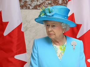 Queen Elizabeth II during a visit to Ottawa in 2010.