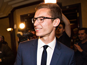 Sam Oosterhoff became Ontario's youngest-ever MPP in 2016.
