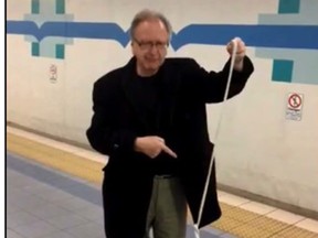 A man approached two young women who were wearing hijabs at the University LRT Station in Edmonton on Tuesday, and pulled a rope from his pocket and tied it in a noose.