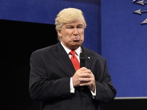 Trump tweets international policy between complainst about Alec  Baldwin's portrayal of him on SNL