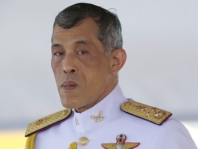 A May 9, 2016 file photo of then-Crown Prince Vajiralongkorn