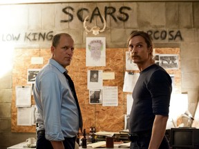 Woody Harrelson and Matthew McConaughey in True Detective, Season 1.