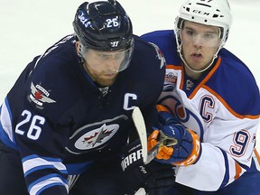 The Winnipeg Jets and captain Blake Wheeler couldn't fend of Connor McDavid and the Edmonton Oilers Thursday in a 6-3 Oilers win.