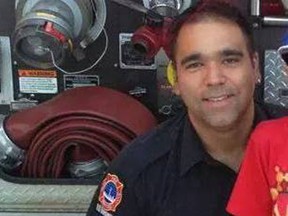 Joshua Pittarelli-Bucks, the Toronto firefighter accused of theft.