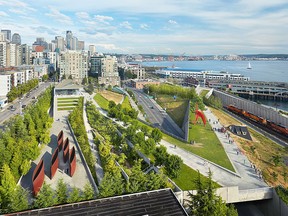 The Olympic Sculpture Park at the Seattle Art Museum.