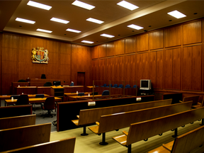 An Ontario courtroom