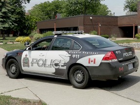 A cruiser with Niagara Regional Police Service, which a judge has ordered to pay $25,000 in damages for assault and wrongful prosecution of a would-be officer