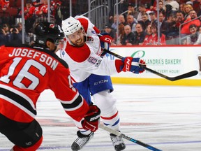 Canadiens defenceman scored one of  Montreal's three goals in a win over the Devils in New Jersey Friday, Jan. 20.