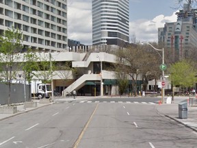 A Google Streetview photo, taken in May, 2016, showing Armoury Street near Chestnut Street behind Toronto City Hall, where a driver reportedly assaulted a parking enforcement officer on Friday afternoon.