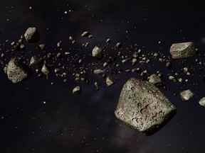 Thousands of asteroids.