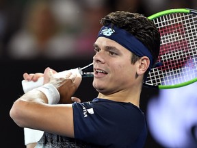 "I am sad and disappointed that I am unable to compete alongside the Canadian Davis Cup team versus Great Britain," Milos Raonic, from Thornhill, Ont., said in a statement.