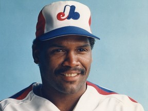 Montreal Expos outfielder Tim Raines in a 1988 file photo.